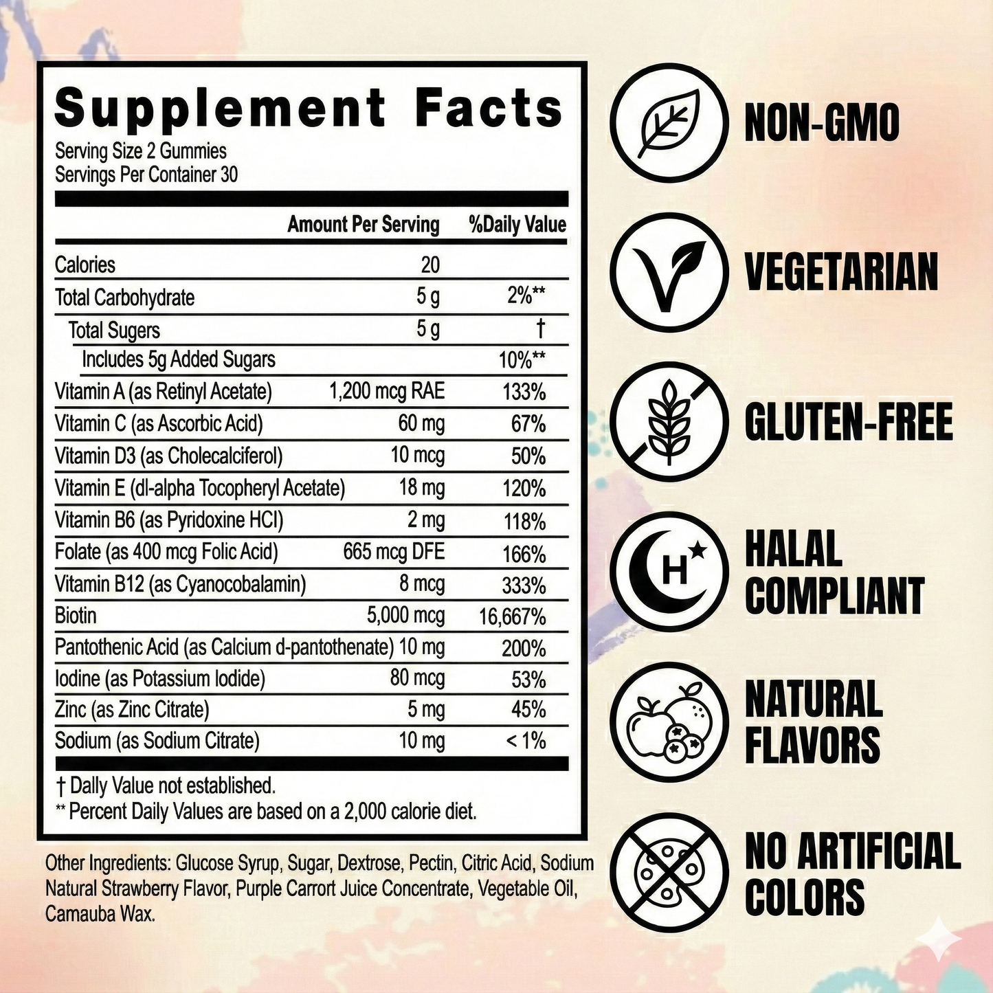 Everher Hair Vitamins Gummies - 3 Months